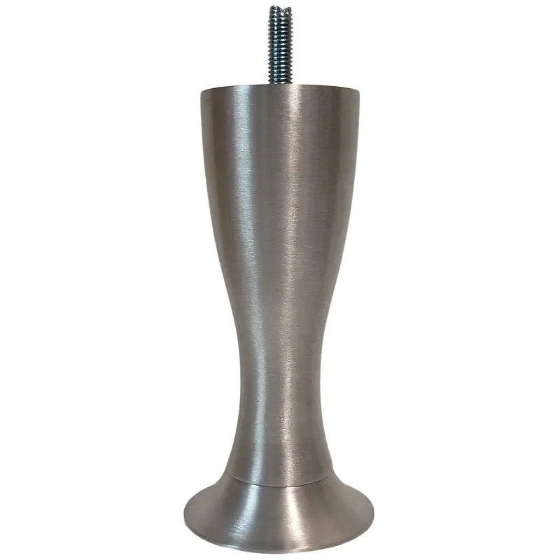 Hafele 634.51.411 Brushed Aluminum 5-3/8" Foot, M8 Hanger Bolt, Set of 4 Häfele America Co.