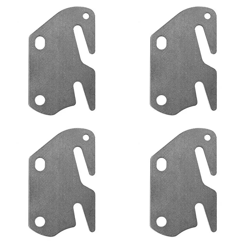 bedCLAW #10 Replacement Hook Plates for Wooden Bed Rails, Set of 4 Bed Claw