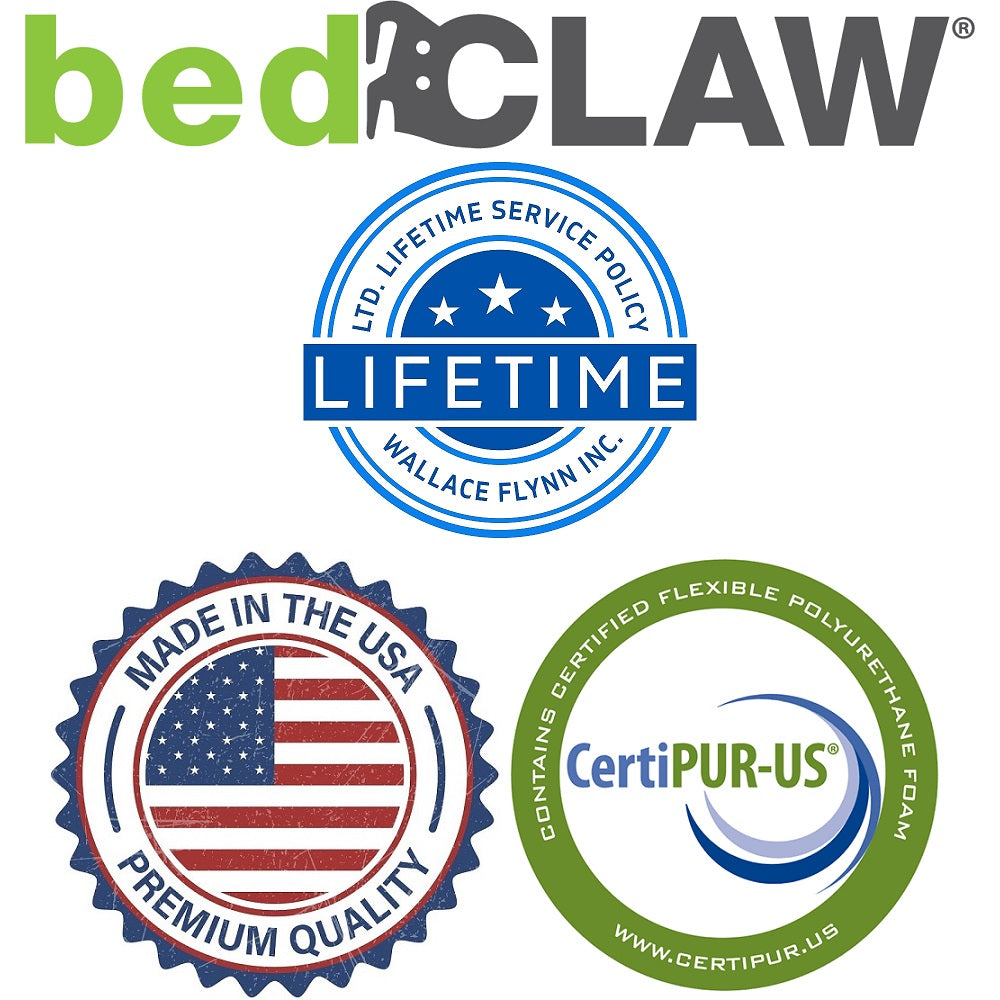 bedCLAW 15" Latex Plush Mattress