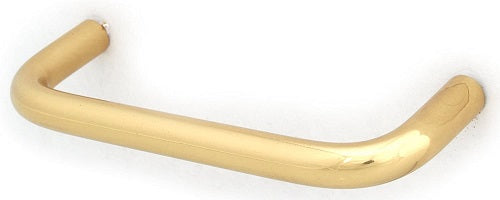 Hafele 116.39.848 Polished Lacquered Brass Pull Handle, Set of 4