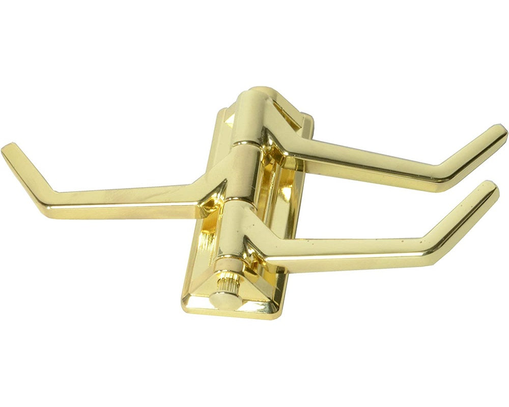 Hafele 843.64.800 Polished Brass 3 Hook Coat Hanger