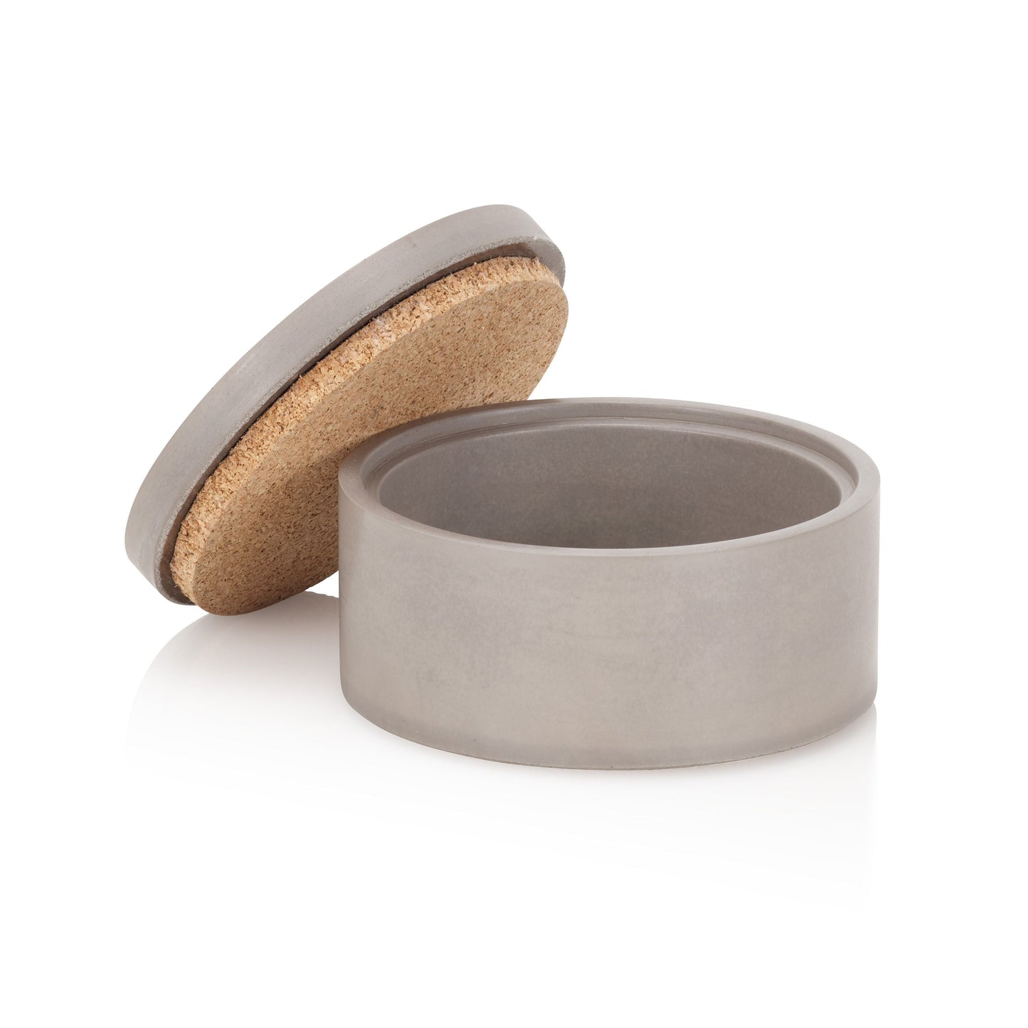 Concrete Classic Salt & Spice Cellar: Gray
