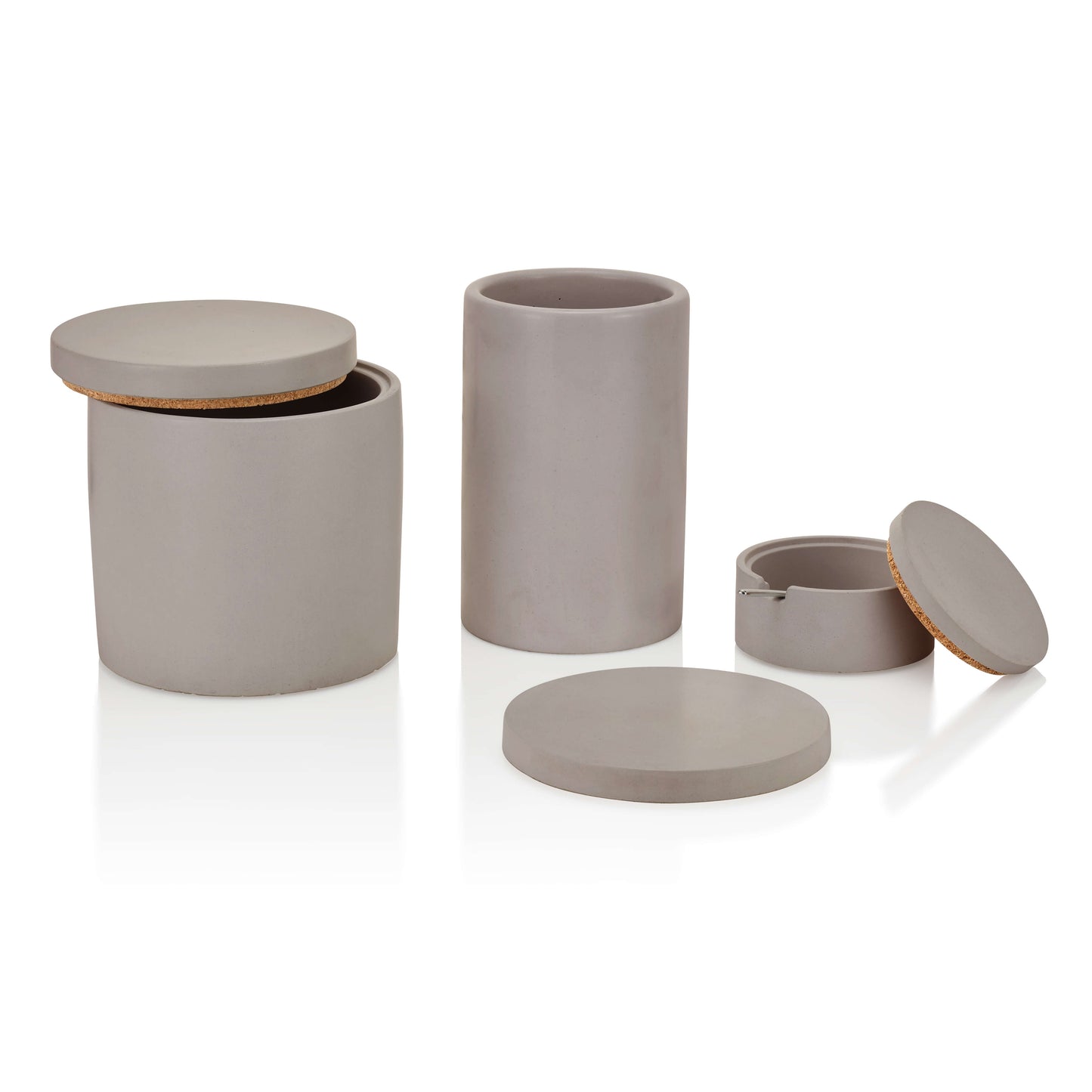 Concrete Kitchen Set: Gray
