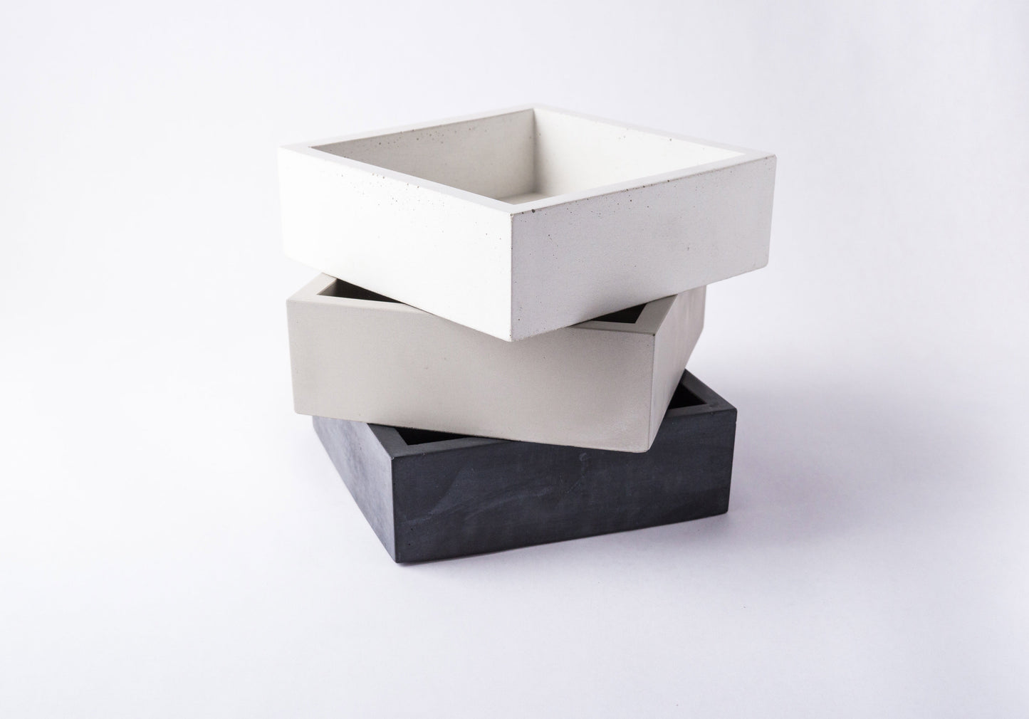 Concrete Napkin/Valet Bin: Charcoal
