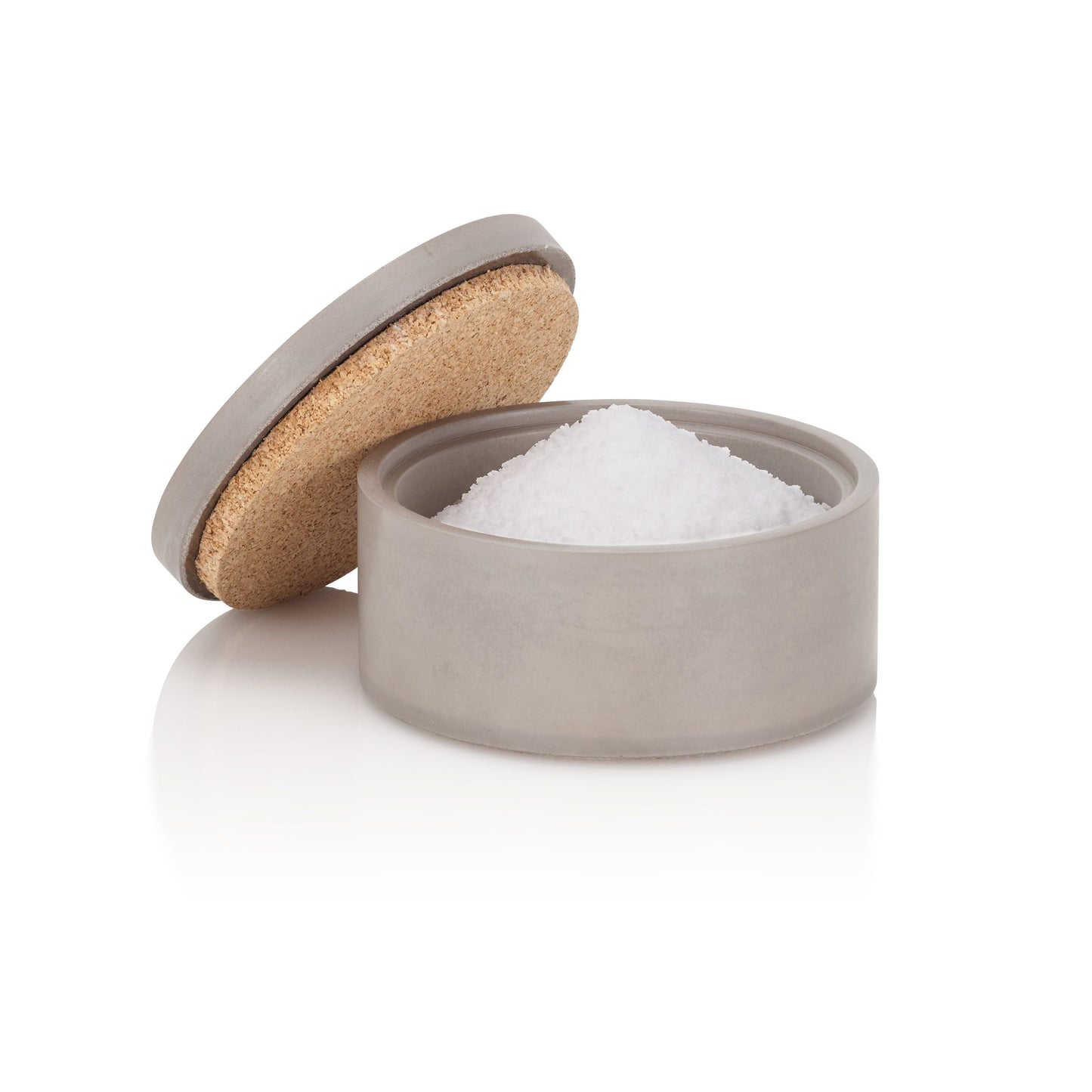 Concrete Classic Salt & Spice Cellar: Gray