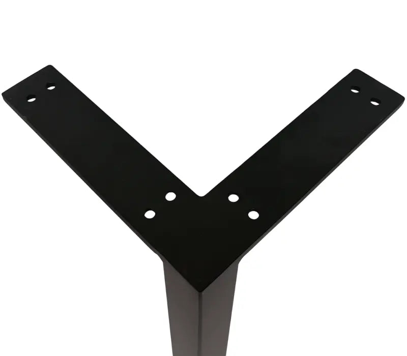 Hafele 634.47.304 Black Semi-Gloss 20" Square Corner Furniture Leg, Set of 4 Häfele America Co.