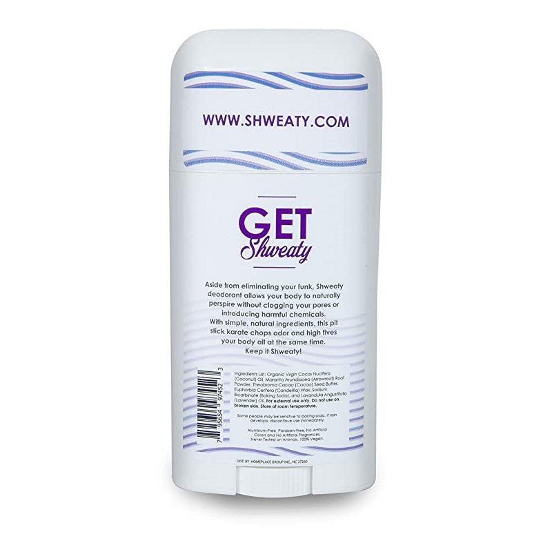 Shweaty All Natural Deodorant | Aluminum and Paraben Free | Lavender