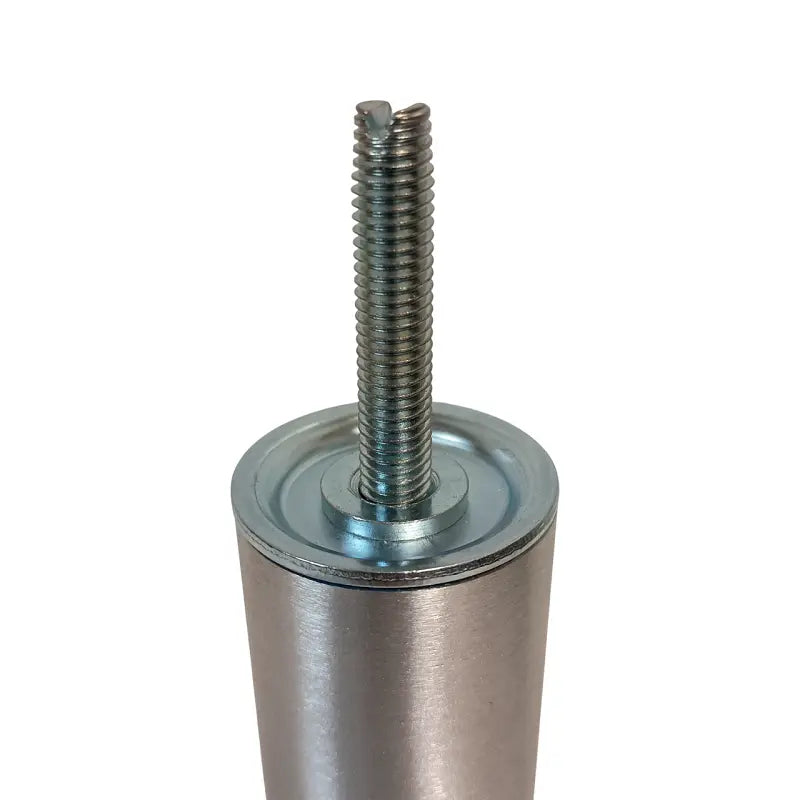 Hafele 634.55.461 Brushed Aluminum 3-15/16" Foot, M8 Hanger Bolt, Set of 4 Häfele America Co.