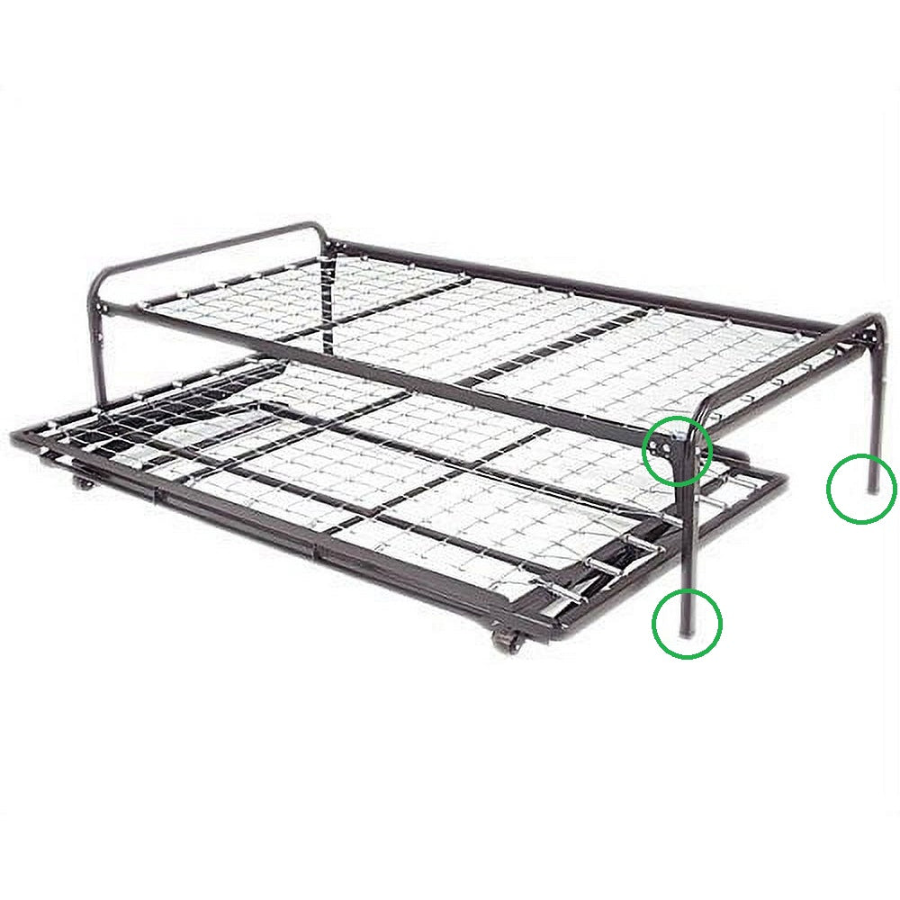 Trundle Day Bed Leg Assembly Caps and Hardware Bag
