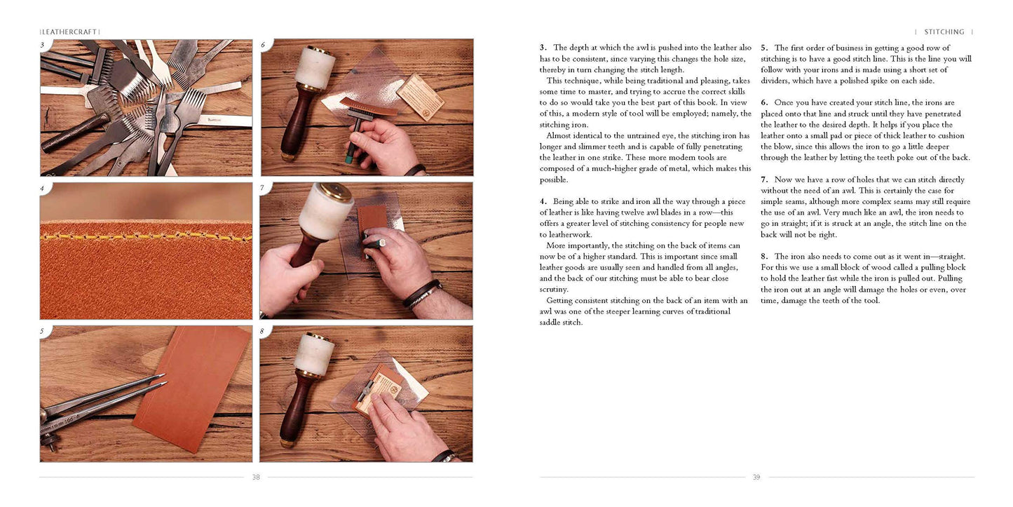 Leathercraft: Traditional Handcrafted Leatherwork Skills and Projects