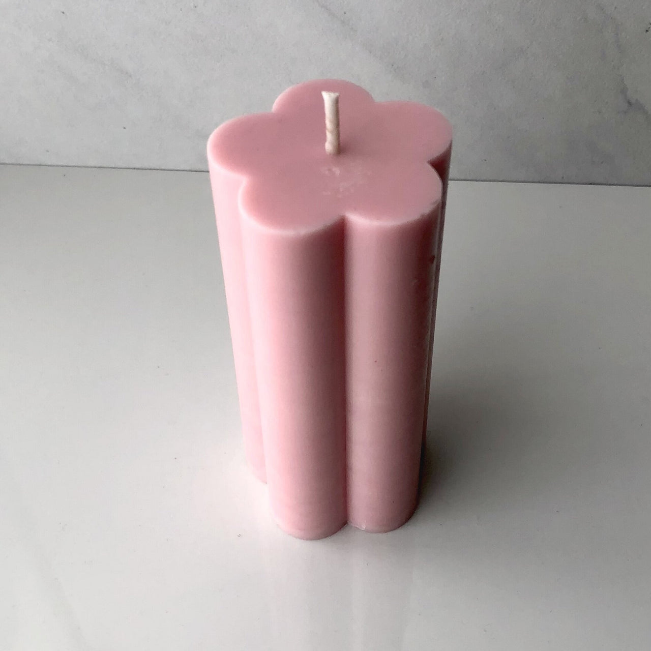 Pink Panties Candle ♡ 6 oz Flower Pillar