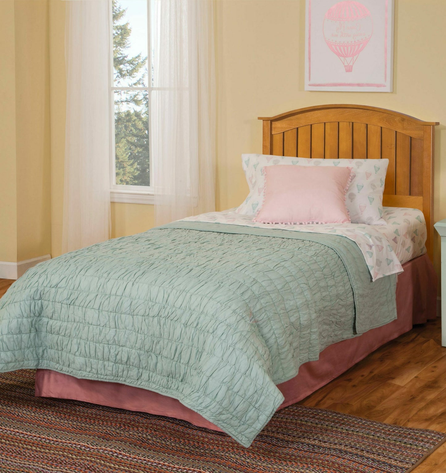 Full, Full XL, Queen Bed Size Cardiff Wooden Bolt-On Headboard