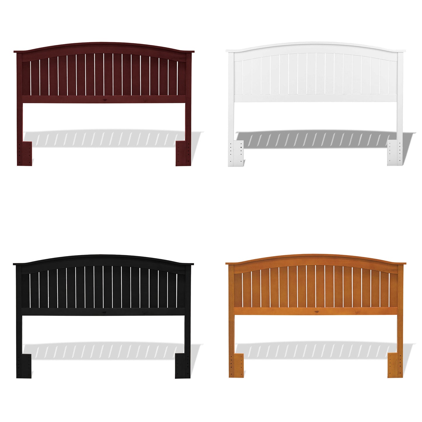 Full, Full XL, Queen Bed Size Cardiff Wooden Bolt-On Headboard