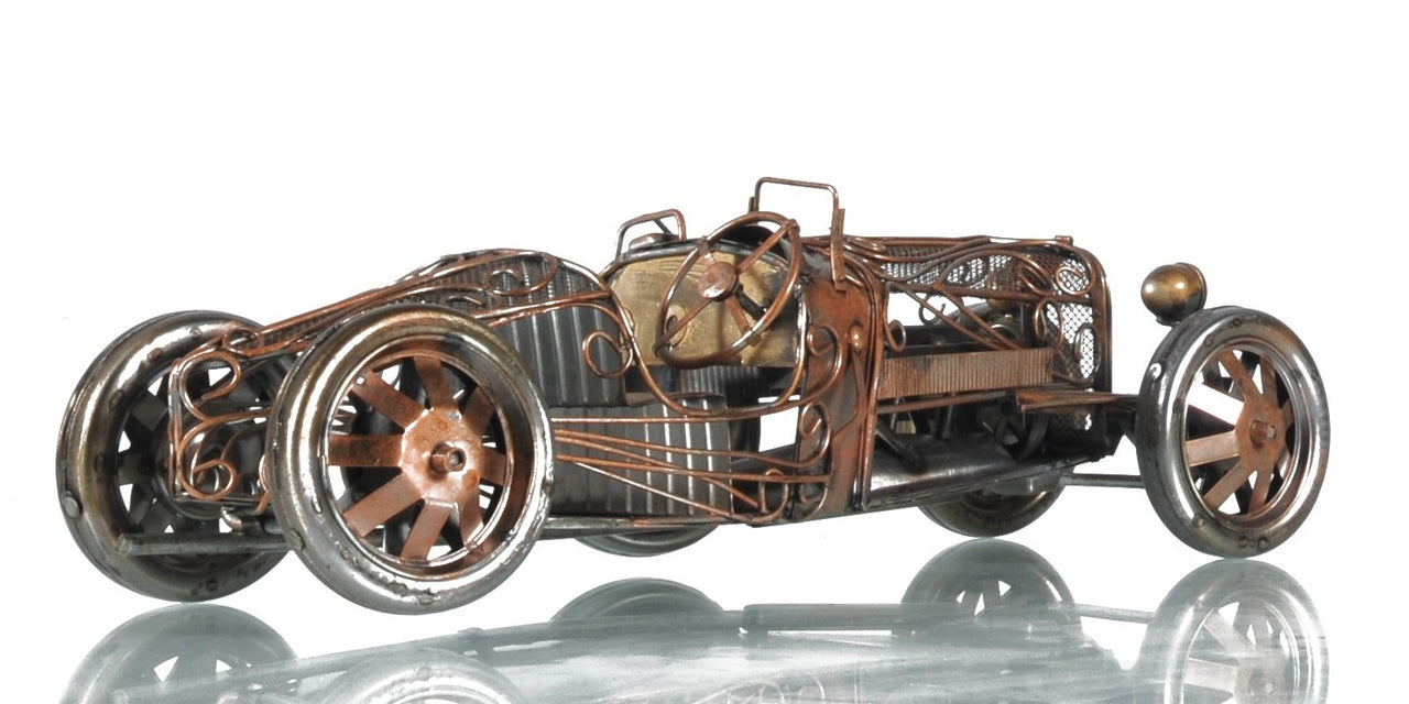 1924 Bugatti Type 35 Open Frame Model Car