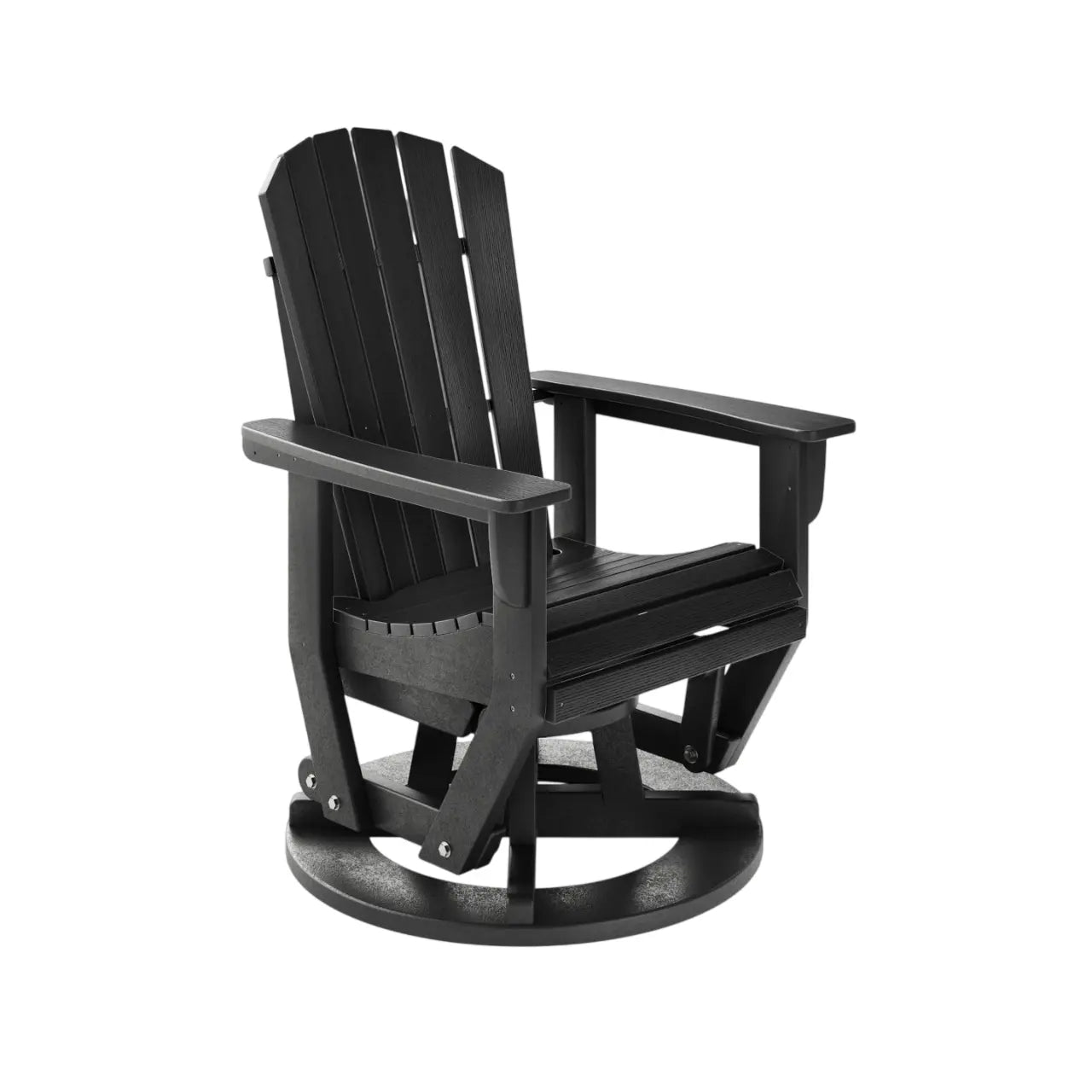 St Simons Outdoor Fan Back Swivel Glider SoPoly