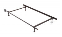 Thumbnail for bedCLAW Twin, Full, Queen Deluxe Steel Bolt-On Bed Frame with Casters/Wheels