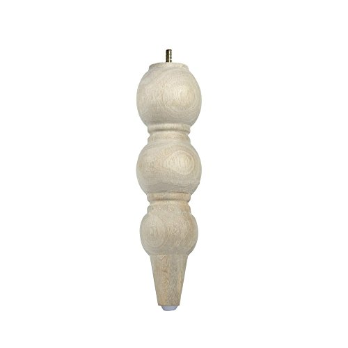 Leg Daddy 10" Unfinished Turned Legs, Set of 4