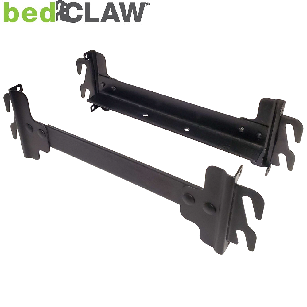 Short Steel Hook-On Bed Rails for Headboard/Footboard Storage or Retail Display