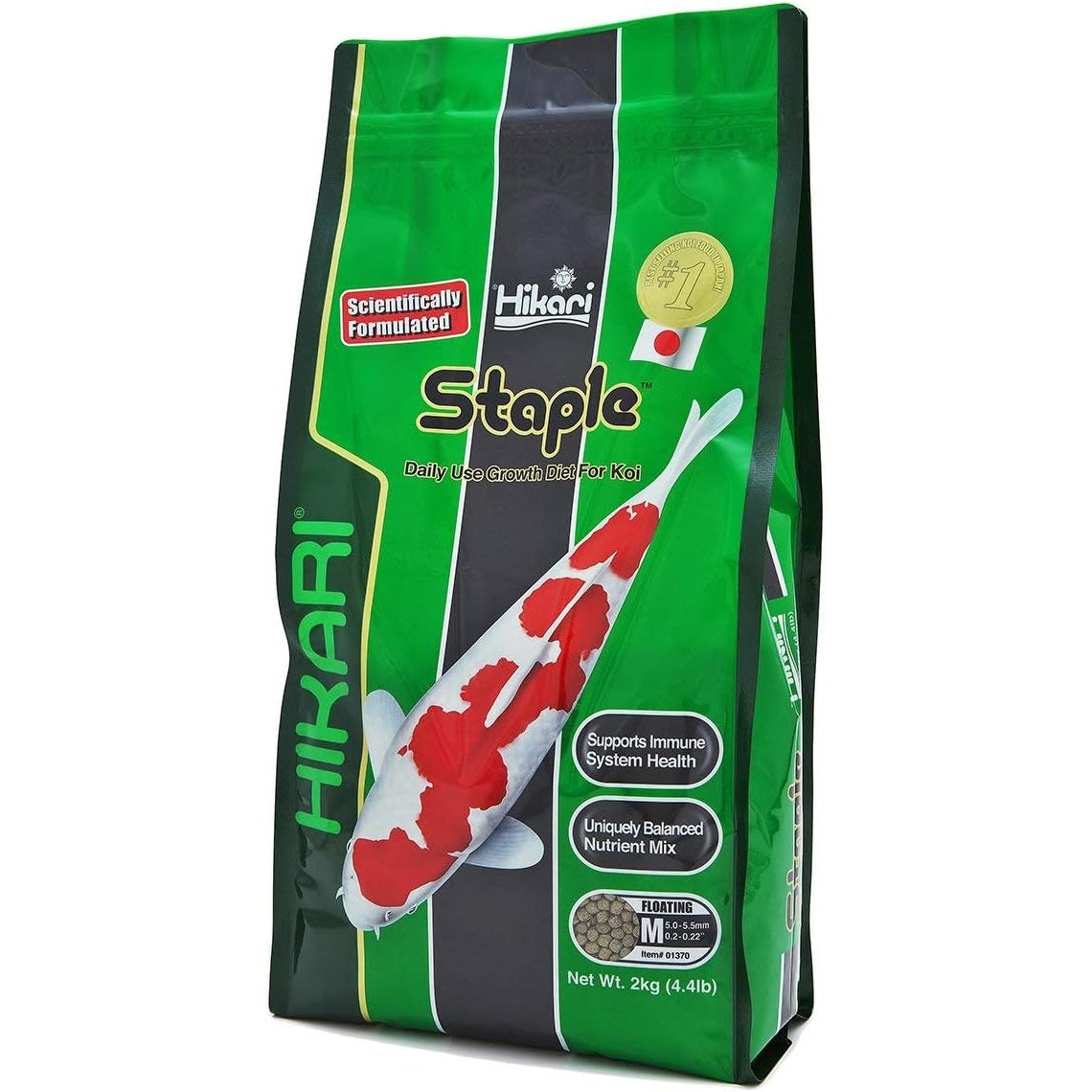 Hikari Koi Staple Food - Medium Pellet - 2 kg (4.4 lb)