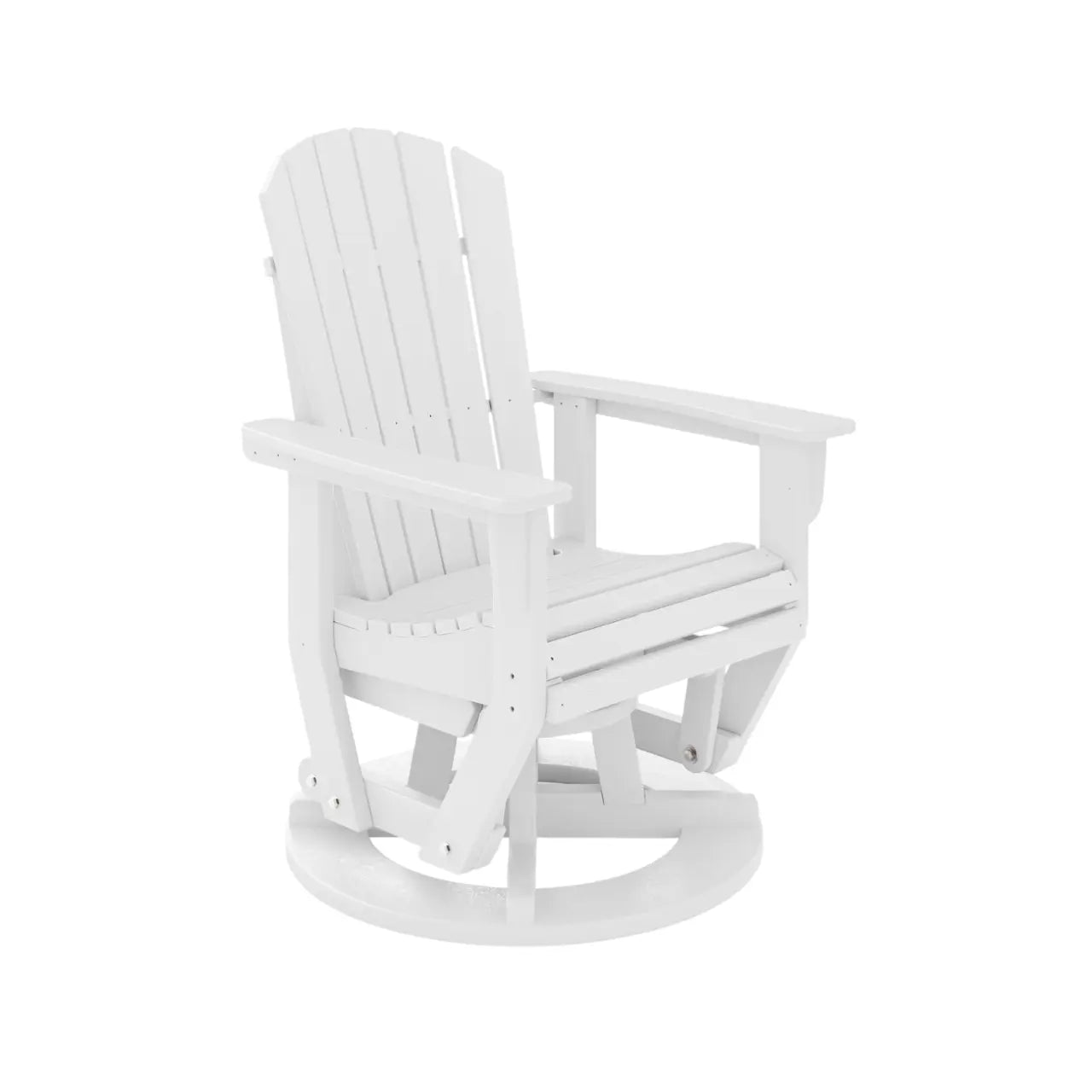 St Simons Outdoor Fan Back Swivel Glider SoPoly