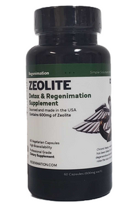 Thumbnail for ZEOLITE Heavy Metal Detox Regenimation Supplement 600mg, 60 ct. 3 PACK-180 TOTAL