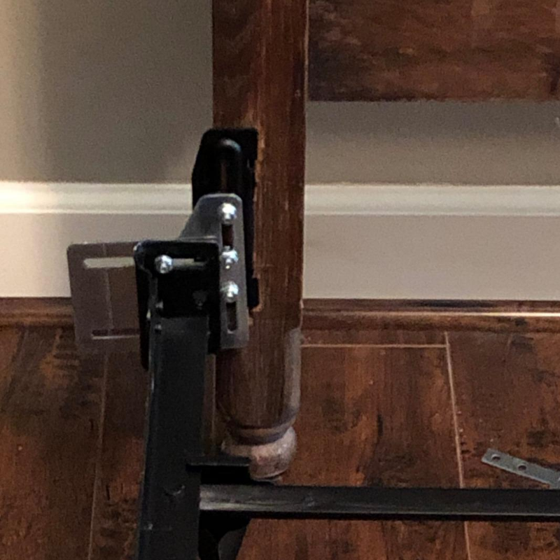 bedCLAW Queen Bed Modification Plate, Headboard Attachment Bracket, Se