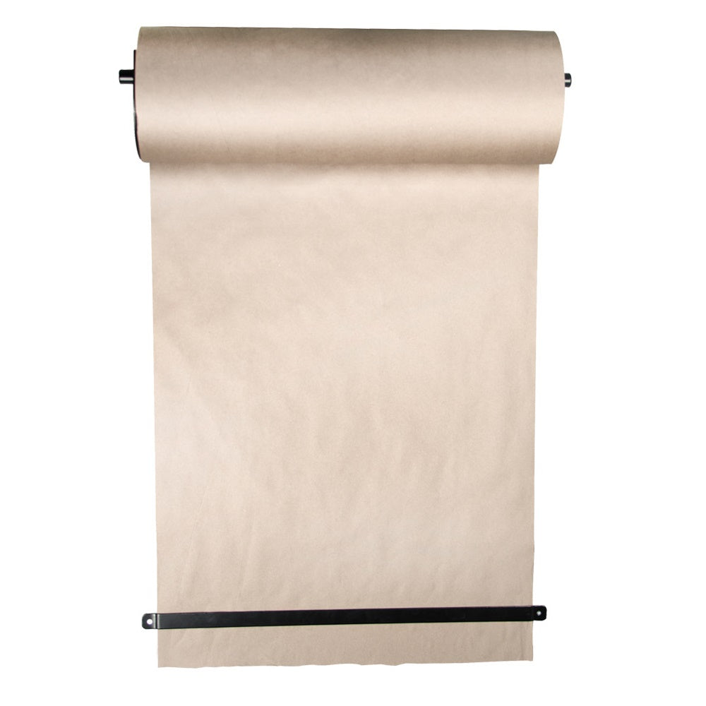 thinkScroll® 24" Wall-Mounted Kraft, Butcher Paper Roll Holder/Dispenser