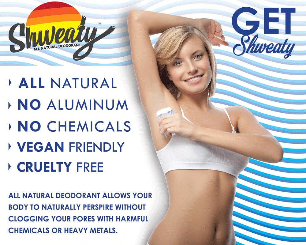 Shweaty All Natural Deodorant | Aluminum and Paraben Free | Lavender