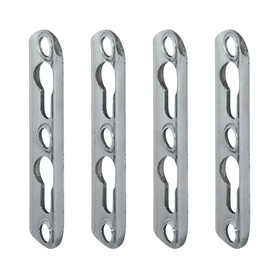 Hafele 273.56.010 Keyhole Plate for Machined-Recess Installation with 2 Slots Hafele