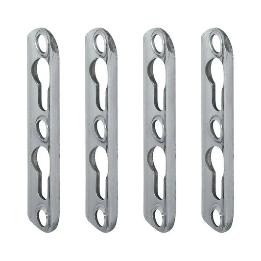 Hafele 273.56.010 Keyhole Plate for Machined-Recess Installation with 2 Slots Hafele