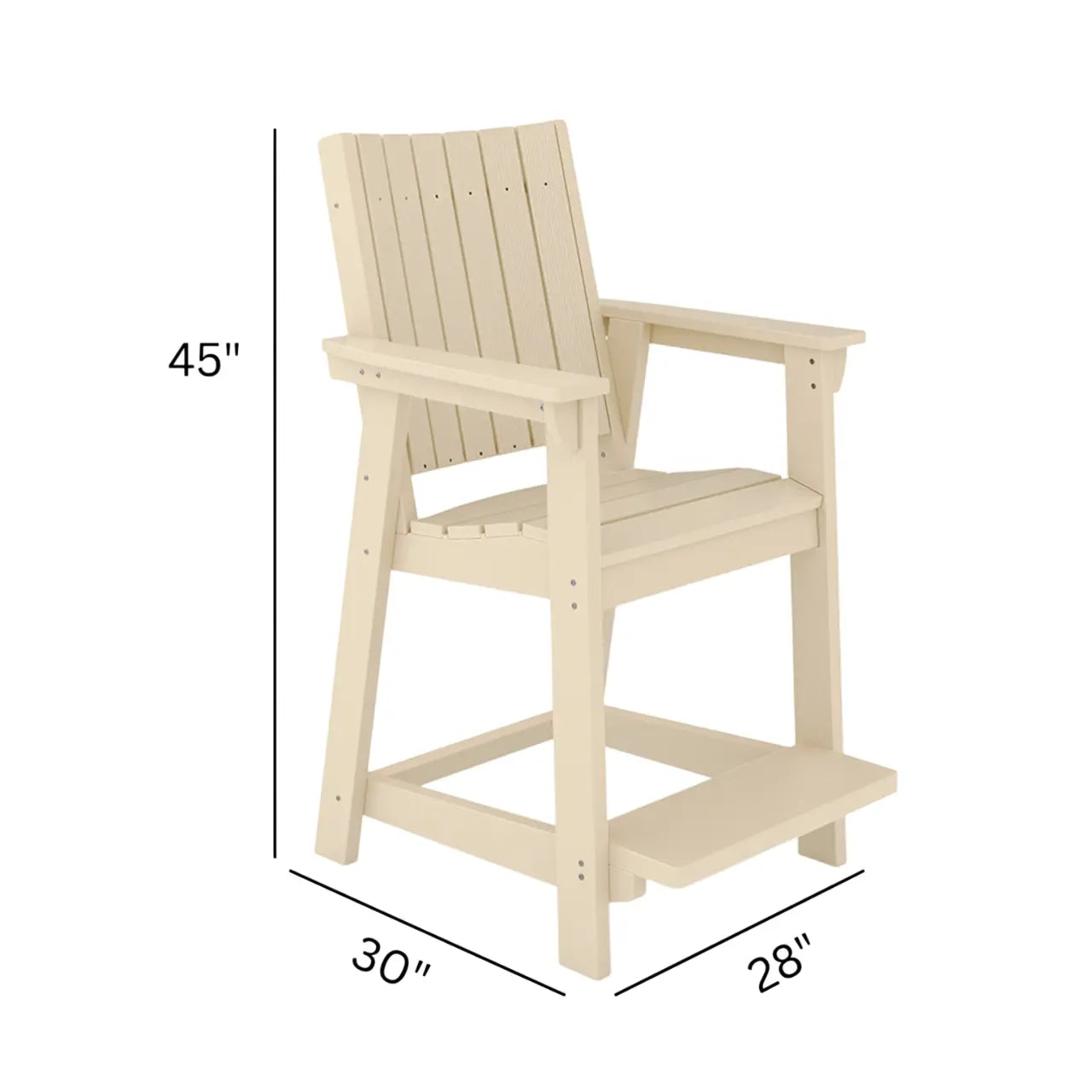 Callaway Outdoor Counter Chair SoPoly