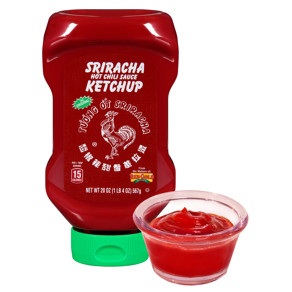 Huy Fong Sriracha Hot Chili Ketchup 20 oz. (3 Bottles, 60 oz. Total)