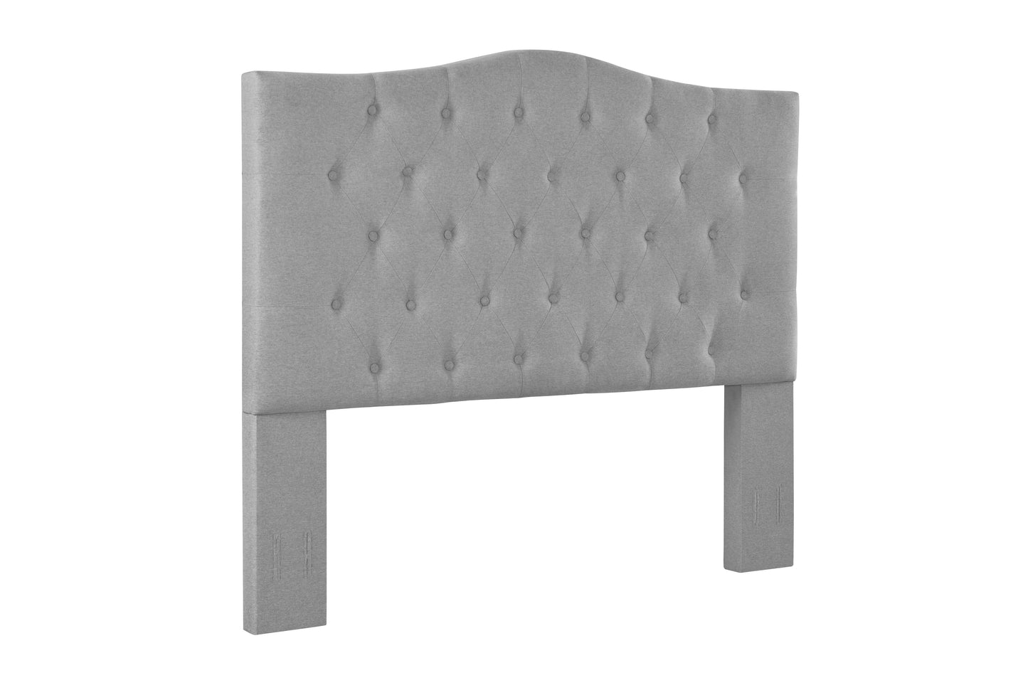 Full/Queen Bed Size Maya Grey Upholstered Bolt-On Headboard