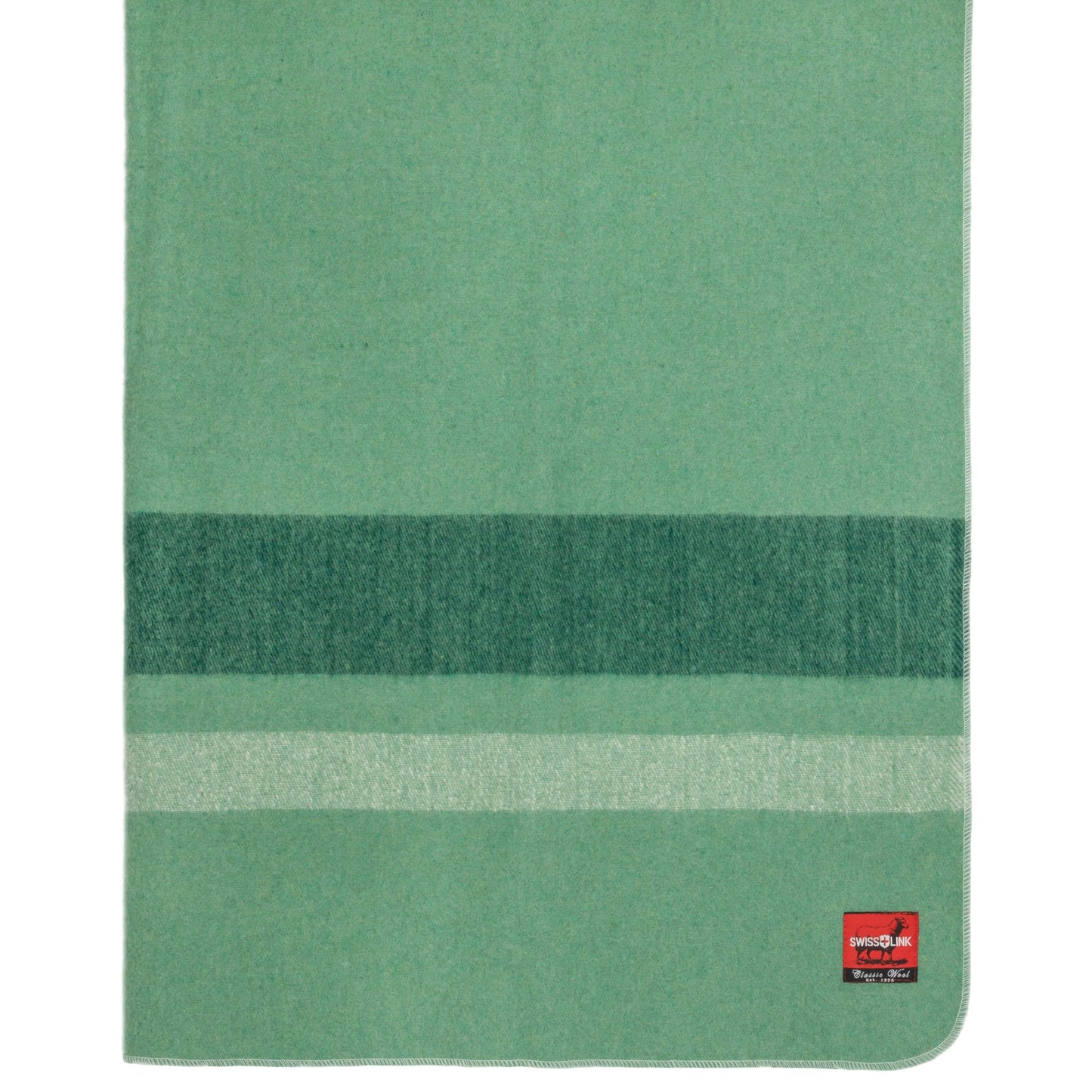 Seascape Sage Green Classic Wool Blanket