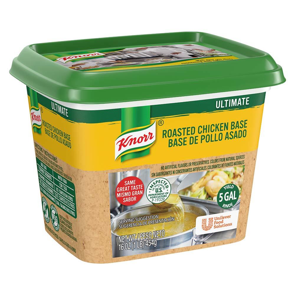 Knorr Professional Ultimate Roasted Chicken Base 16 oz, Makes 5 Gallons