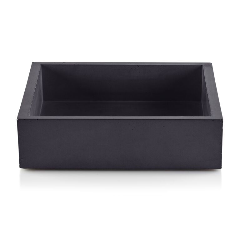 Concrete Napkin/Valet Bin: Charcoal