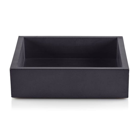 Concrete Napkin/Valet Bin: Charcoal
