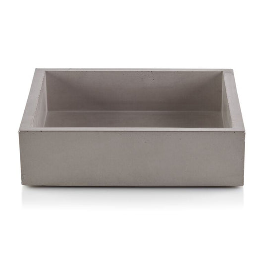 Concrete Napkin/Valet Bin: Gray