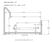 Thumbnail for Studio Lounger Plus Sleeper Sofa Mechanism and Mattress Package