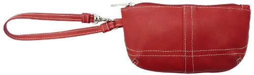 Corsa Miglia Leather Ladies Wristlet, by Piel
