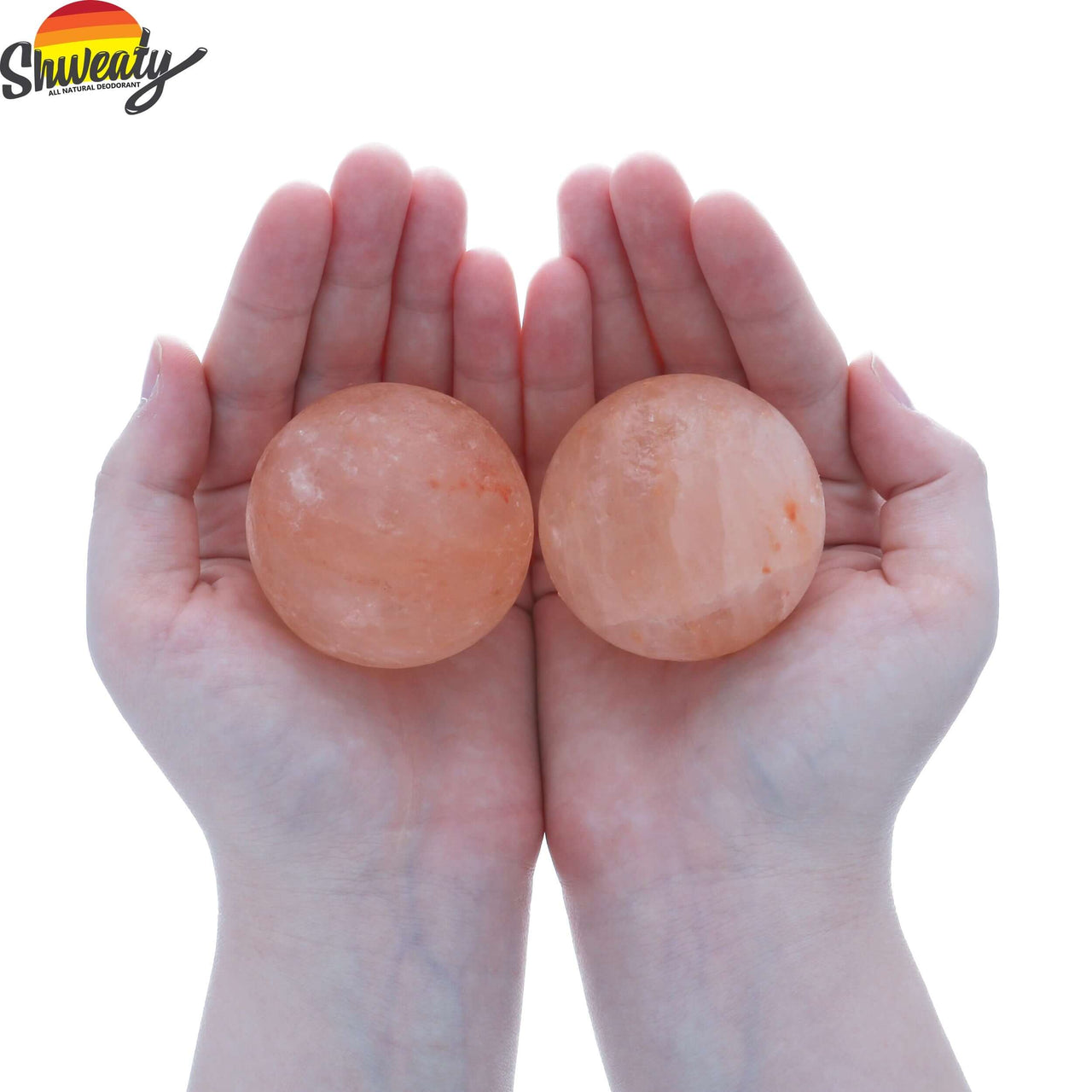 Shweaty All-Natural Pink Himalayan Salt Deodorant Balls