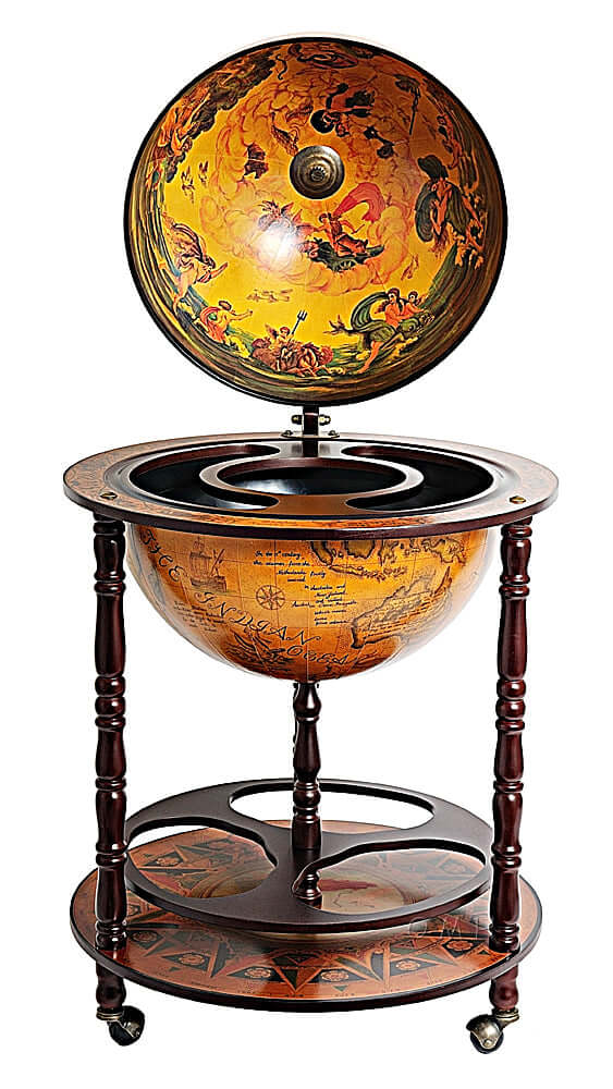 Globe Drink Cabinet 17-3/4 Inches