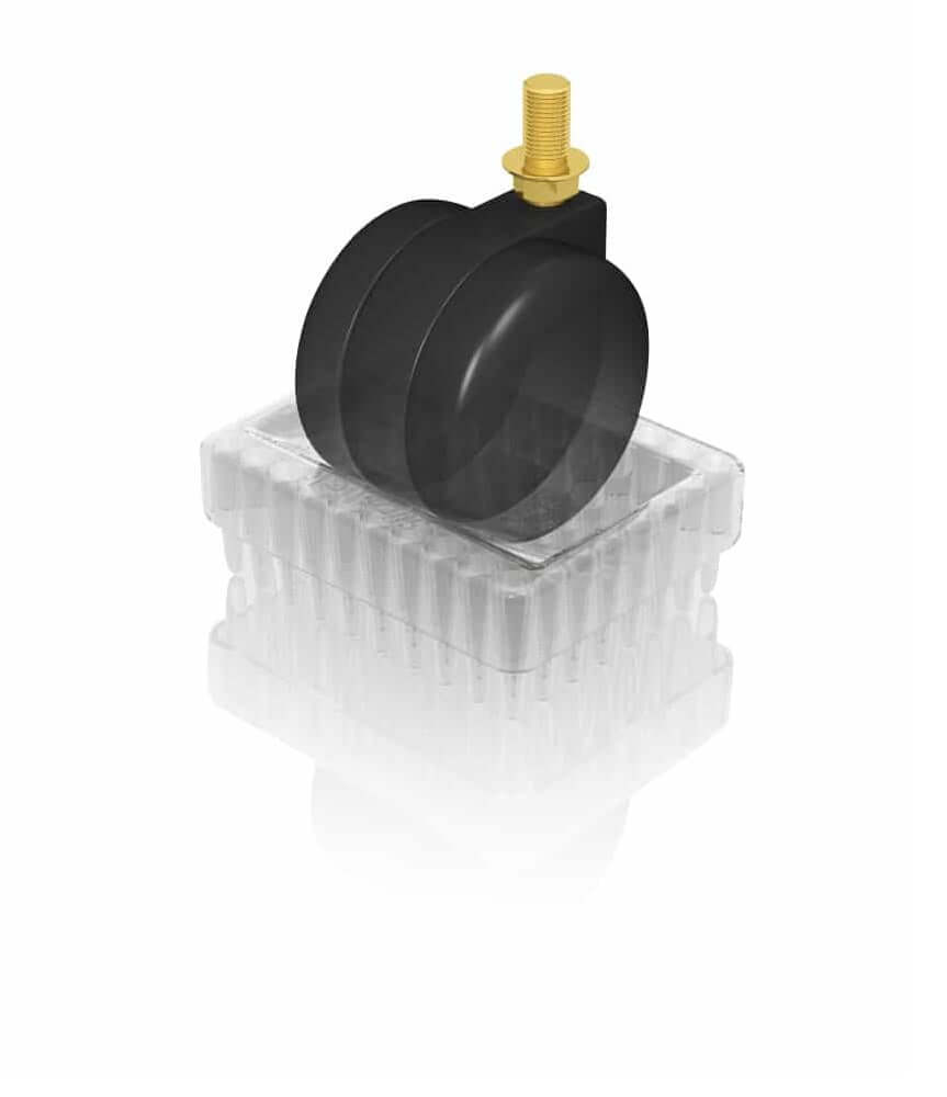 Slipstick Gripper Maximum Protection Carpet Castor Cups, Set of 4