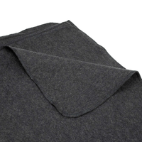 Thumbnail for Classic Asphalt Grey 40% Wool Blanket | 62 in x 84 in | GI HAWK
