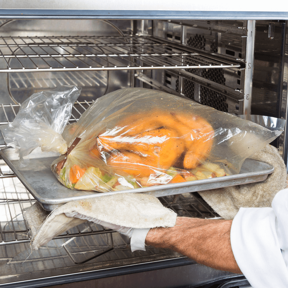 TOASTEE Oven Roasting Bags for Chicken, Ham, Prime Rib, Poultry, Turkey, Ribs, Seafood, Vegetables, 3 Commercial Sizes