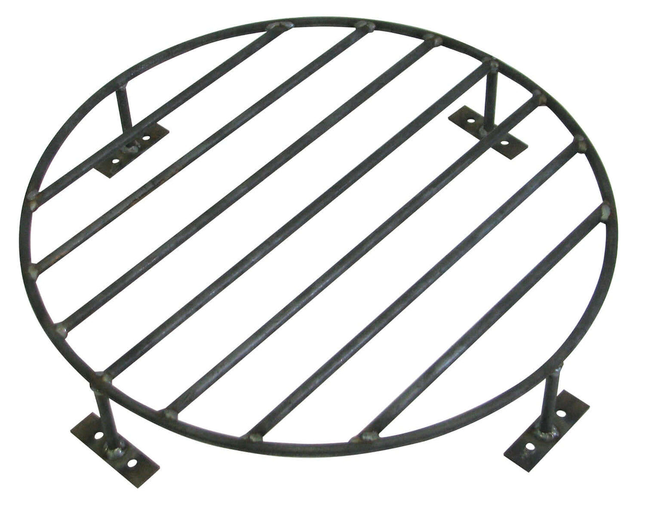 Premium Heavy-Duty Steel 24” Grate for Outdoor Fire Pits, Above Ground Fire Grate