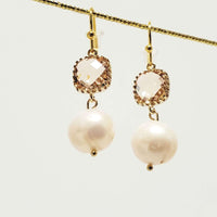Thumbnail for Gold Blush Freshwater Pearl Earrings