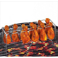 Thumbnail for Kuchenprofi 12 Slot Chicken Leg Grilling Rack, Poultry BBQ