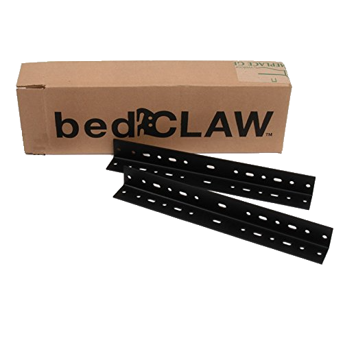 bedCLAW 13 Inch Steel Universal Bed Frame Extension Rails, 1.5"x1.5", Set of 2 Rails