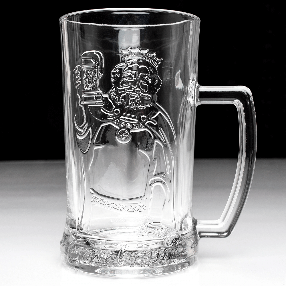 Gambrinus Half Liter Czech Beer Glass Mugs
